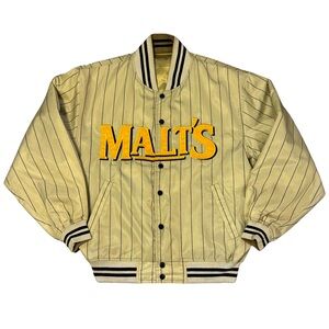 Vintage Japanese Malts Beer Reversible Varsity Jacket
